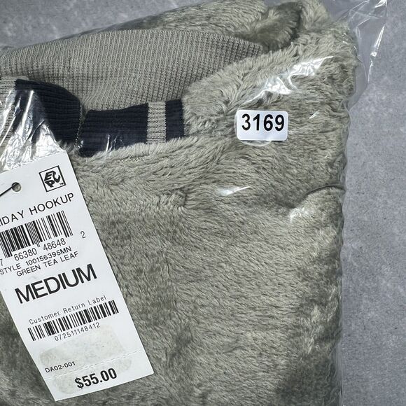 INC INTERNATIONAL CONCEPTS GREEN TEA FLEECE MEN’S MEDIUM HOODIE SWEATER NWT - Picture 8 of 8